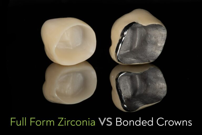 meta porcelain crown vs zirconia crown